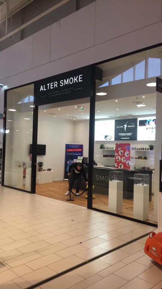 Alter Smoke – installation rideau métallique